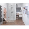 Paroi de douche DOMINO Fixe + pivot 100cm