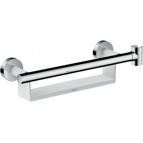 HANSGROHE Poignée de maintien avec tablette et support de douche réf. 26328400