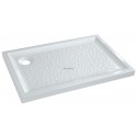 Receveur Bastia céramique 90 x 70 extra-plat à poser avec traitement du fond de cuves pour bonde siphoïde de 90 Réf. 00725200