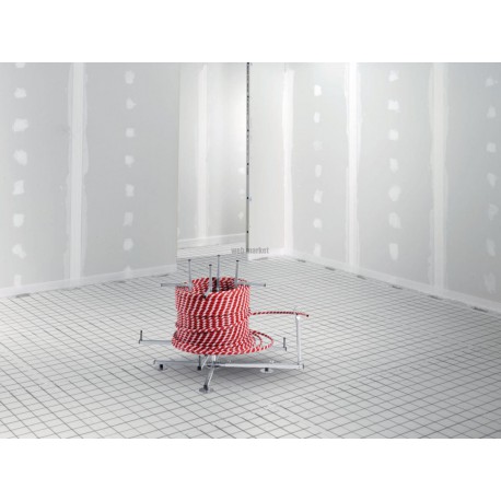 Dérouleuse avec bras de guidage pour tube PER REHAU longueur 500 mètres réf. 12861511002
