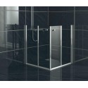 Porte pivotante pliante Larenco en niche 1200mm H900mm réf 26795