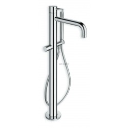Bain douche Tirverde monocolonne sur pied sans mécanisme chromé réf. TV18951