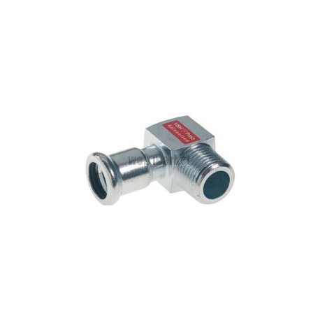Raccord angulaire 90° Z7098G VSH Press de radiateur à sertir et à visser D18-15X21 réf 6202097