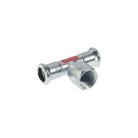 Té mixte Z7130G VSH Press à sertir et à visser filetage femelle D108-20X27-108 réf 6206521