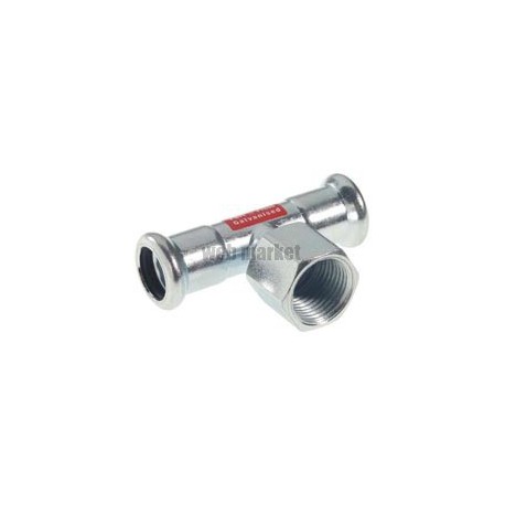 Té mixte Z7130G VSH Press à sertir et à visser filetage femelle D35-15X21-35 réf 6202856