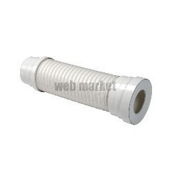 Pipe souple de WC à entrée droite 400 diamètre 100 / 93 mm réf. 1DEAFLEX