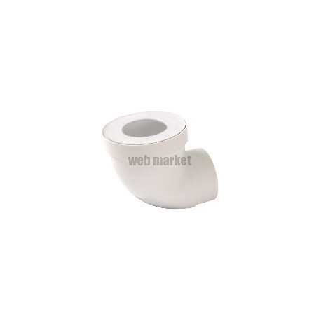 Pipe courte pour WC Ø 85/107 mm - CW33 - PVC blanc - raccord Ø 94,8 mm