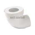 Pipe courte pour WC Ø 85/107 mm - CW33 - PVC blanc - raccord Ø 94,8 mm