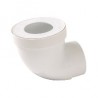Pipe courte pour WC Ø 85/107 mm - CW33 - PVC blanc - raccord Ø 94,8 mm