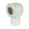 Pipe à sortie verticale pour WC Ø 95/116 mm - CWP33 - PVC blanc - raccord Ø 100 mm
