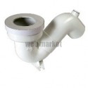 Siphon siège à la turque sortie à 45° PVC diamètre 100mm (110-135) YU 24