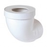 Pipe courte pour WC Ø 85/107 mm - 1CW55 - PVC blanc - raccord Ø 93 mm