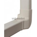 Angle vertical droit pour goulotte 80x60mm 0815VD