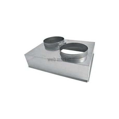 Plénum métal pour grille 625/400 AGI177 Réf 94921