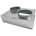 Plénum métal pour grille 625/400 AGI177 Réf 94921