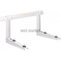 Support mural avec barre et niveau 465x375x800mm portée 70kg/bras Réf MS253