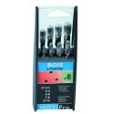 Coffret 8 mèches  bois pour perceuse