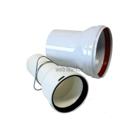 Adaptateur DUALIS, diamètre 60 / 100 - 80 / 125 mm ADA 60EP/80GP / réf. 17080785