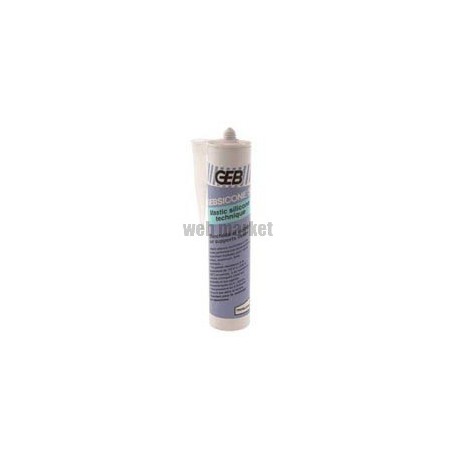 Mastic silicone d étanchéité translucide GEBSICONE S cartouche 310ml réf 890051