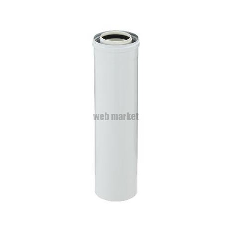 Elément droit DUALIS GP, diamètre 080 mm, Lg: 50 cm ED 500 80 G.P / réf. 17080704