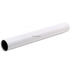 Tuyau rigide Email Couleur Acier émaillé diamètre : 125 Lg : 1000 mm Blanc Bois / Fioul / Gaz réf. 311014