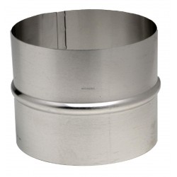 Raccord en aluminium pour gaine accordéon diamètre intérieur 125mm 454125