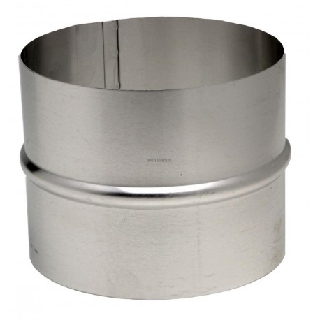 Raccord en aluminium pour gaine accordéon diamètre intérieur 125mm 454125