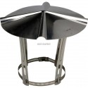 Chapeau chinois inox 200 x 250 réf. 000004