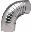 Coude 90° Aluminium diamètre : 111 réf. 392111