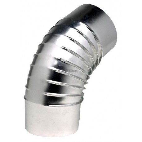 Coude aluminium HE 72° D 153 réf. 393153