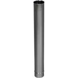 Tuyau rigide Inox 304 diamètre : 125 Lg : 500 mm Tous combustibles réf. 650125