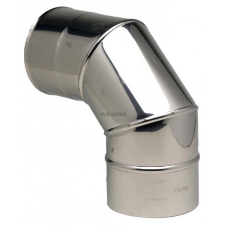 Coude 90° 3 parties Inox 304 diamètre : 153 réf. 262153