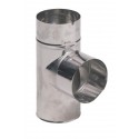 Té équerre inox 304 diamètre 111 réf. 604111