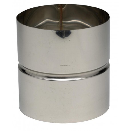 Manchette inox 304 pour montage condensation diamètre 125 femelle/femelle réf. 612125
