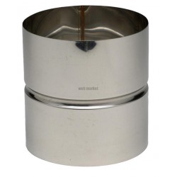 Manchette inox 304 pour montage condensation diamètre 153 mâle/mâle réf. 615153