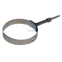 Collier télescopique réglable inox D 80 à 140 réf. 006001