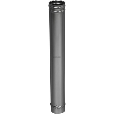 Tuyau inox 316 6 / 10ème + collier de sécurité L: 1 M D: 139 Ep: 0,6 réf. 801139