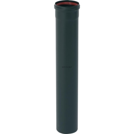 Tuyau noir mat diamètre 80 mm longueur 33 cm + joint à lèvres réf. 344339