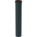 Tuyau noir mat diamètre 80 mm longueur 33 cm + joint à lèvres réf. 344339