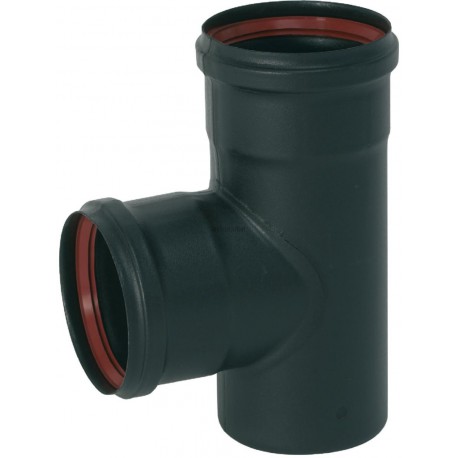 Té équerre 90° noir mat + 2 joints à lèvres réf. 346449