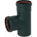 Té équerre 90° noir mat + 2 joints à lèvres réf. 346449