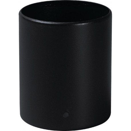 Tuyau émail noir 13 cm femelle femelle diamètre 80 mm réf. 344139