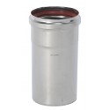 Tuyau Inox 316 - 4 / 10 - 250 mm diamètre 80 + joint à lèvres pour chaudières condensation réf. 833080