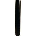Tuyau rigide Email Mat Acier émaillé diamètre : 125 Lg : 1000 mm Noir Bois / Fioul / Gaz réf. 344014