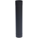 Tuyau émail noir mat de 660 mm diamètre 125 réf. 344664