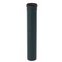 Tuyau émail noir mat de 500 mm diamètre 125 réf. 344504