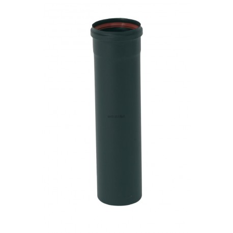 Tuyau rigide Email Mat Acier émaillé diamètre : 125 Lg : 330 mm Bois / Fioul / Gaz réf. 344334