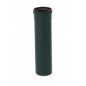 Tuyau rigide Email Mat Acier émaillé diamètre : 125 Lg : 330 mm Bois / Fioul / Gaz réf. 344334