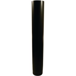 Tuyau rigide Email Mat Acier émaillé diamètre : 153 Lg : 1000 mm Bois / Fioul / Gaz réf. 344016