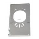 Plaque de finition basse inox ventilée N1 de 125 à 155 de diamètre réf. 090101